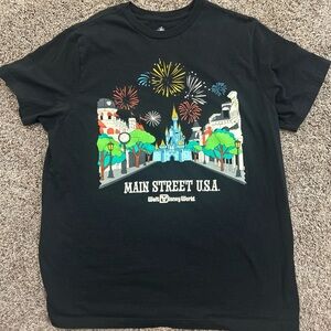 Disney Parks Walt Disney World Main Street USA T-shirt Adult Unisex XL